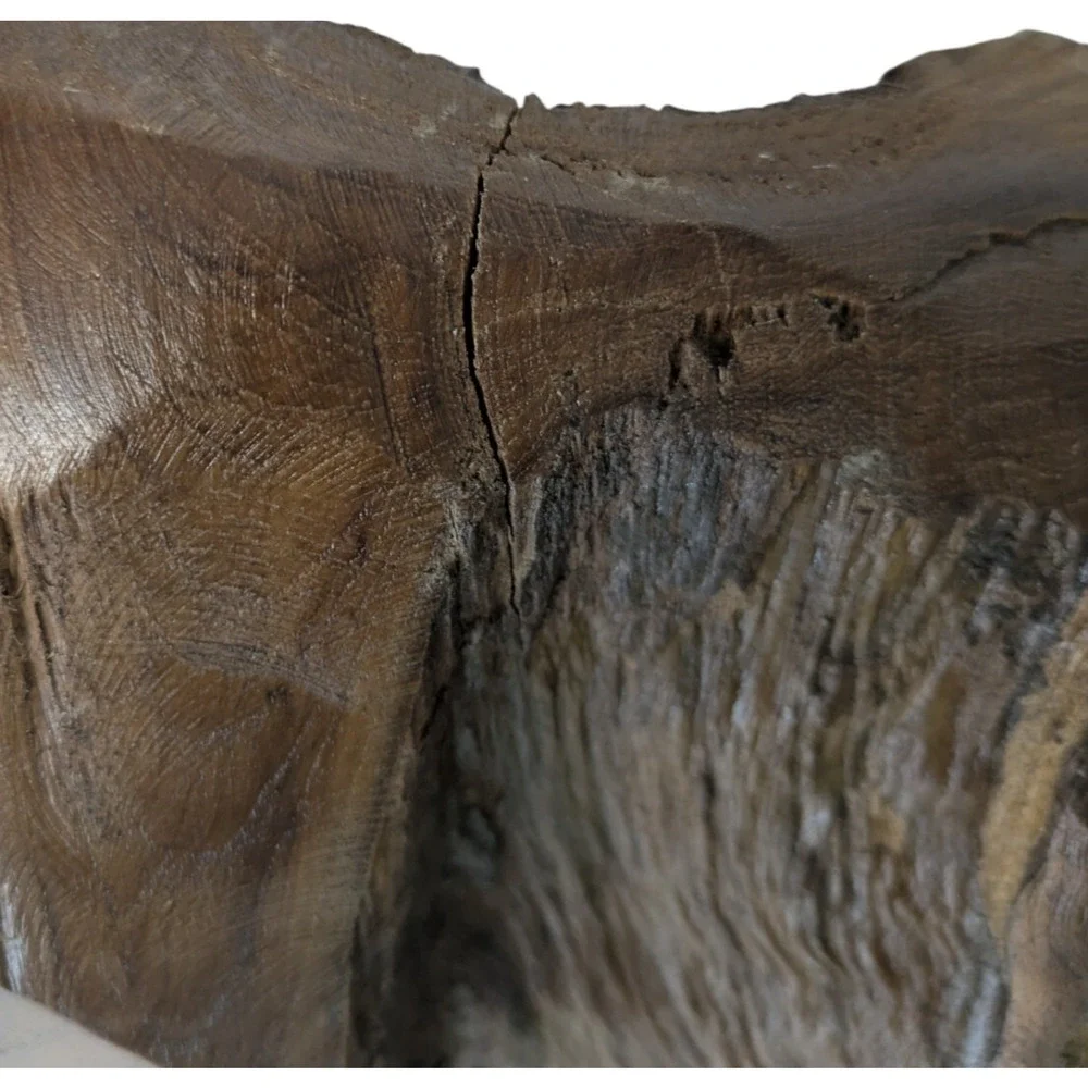 Natural Hand Carved Root Wood Wine Bottle Holders Live Edge Bottle Stand